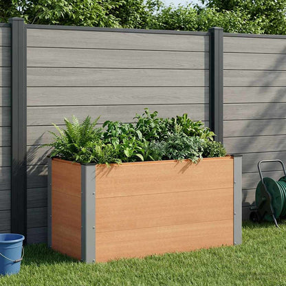 vidaXL Garden Raised Bed Brown 100 x 50 x 54 cm