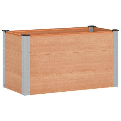vidaXL Garden Raised Bed Brown 100 x 50 x 54 cm