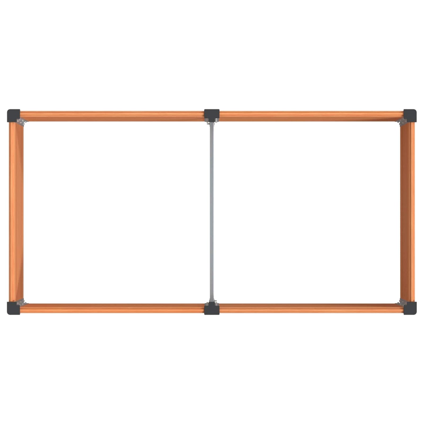 vidaXL Garden Raised Bed Brown 100 x 50 x 54 cm