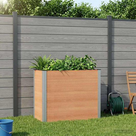 vidaXL Garden Raised Bed Brown 100 x 50 x 91 cm