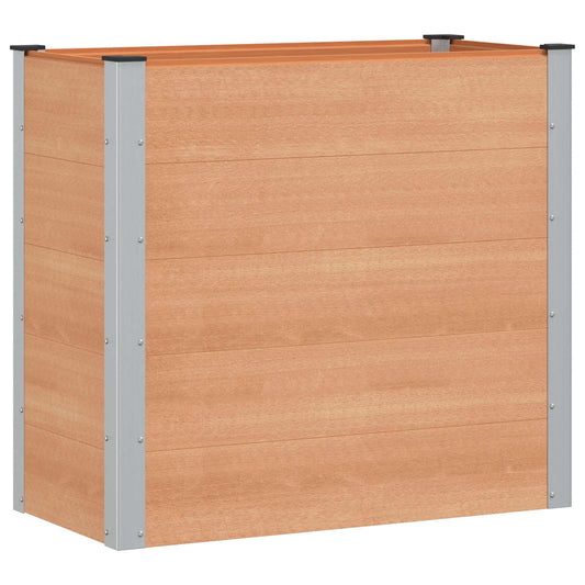 vidaXL Garden Raised Bed Brown 100 x 50 x 91 cm