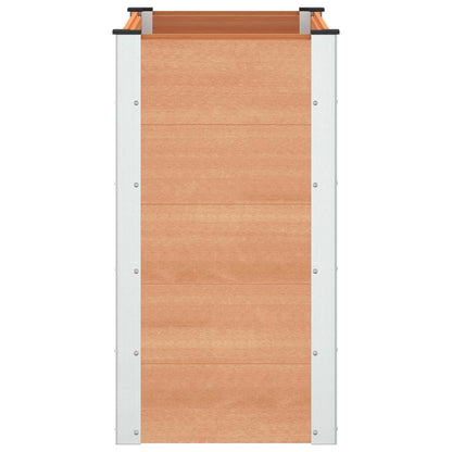 vidaXL Garden Raised Bed Brown 100 x 50 x 91 cm