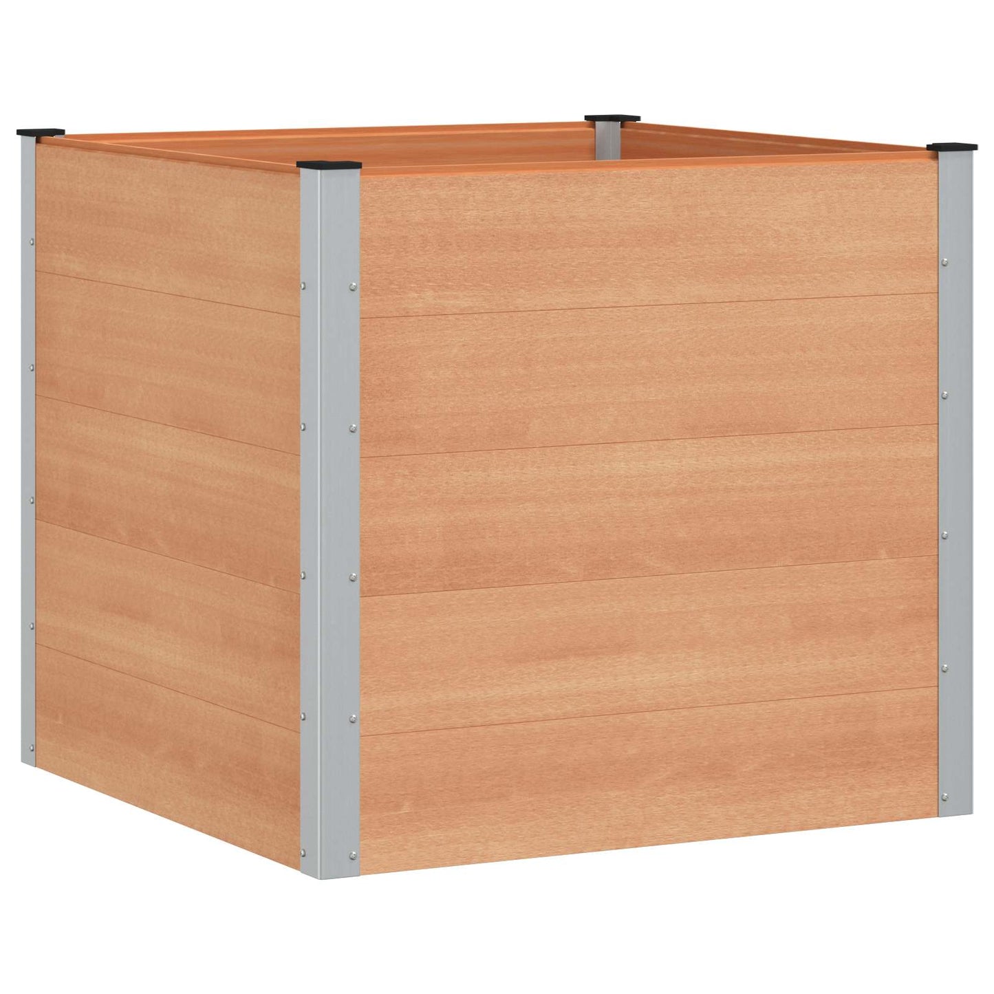 vidaXL Garden Raised Bed Brown 100 x 100 x 91 cm