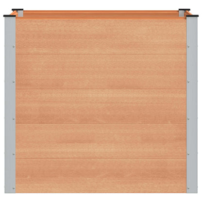 vidaXL Garden Raised Bed Brown 100 x 100 x 91 cm
