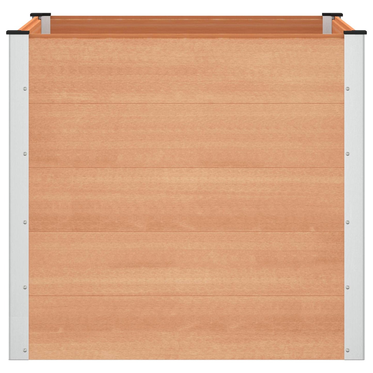 vidaXL Garden Raised Bed Brown 100 x 100 x 91 cm