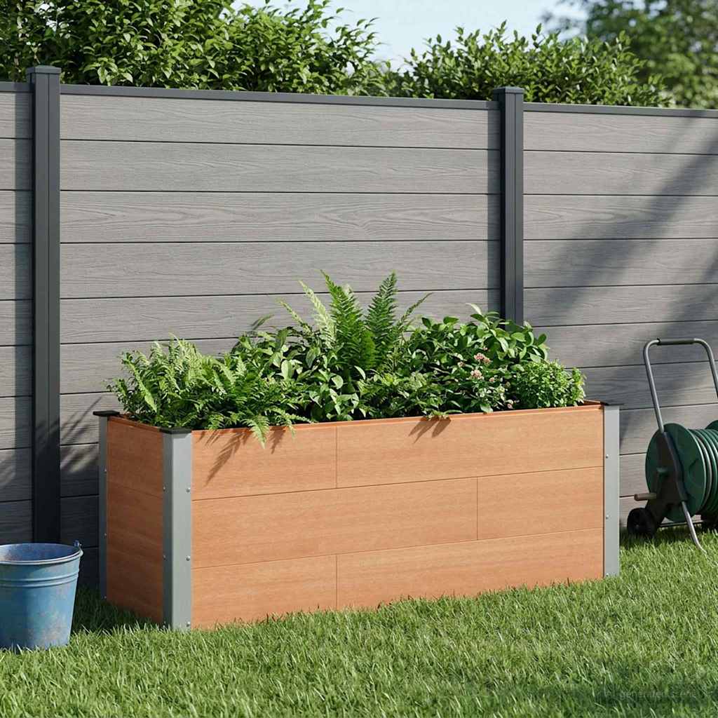 vidaXL Garden Raised Bed Brown 150 x 50 x 54 cm