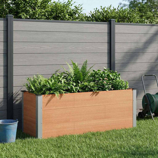 vidaXL Garden Raised Bed Brown 150 x 50 x 54 cm