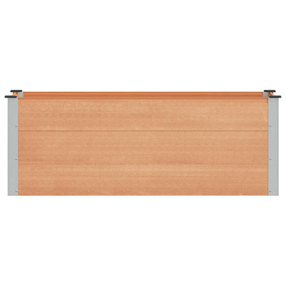 vidaXL Garden Raised Bed Brown 150 x 50 x 54 cm