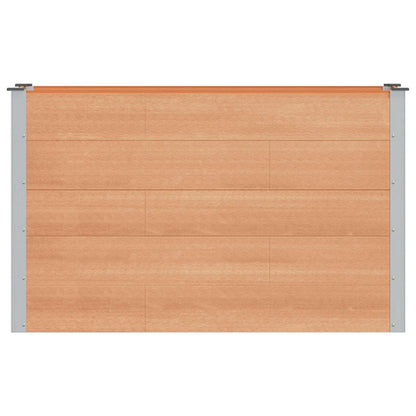 vidaXL Garden Raised Bed Brown 150 x 50 x 91 cm