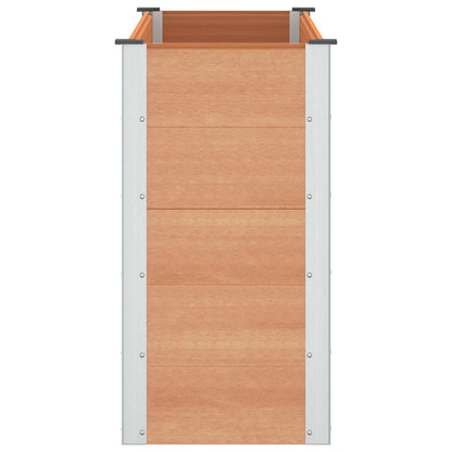 vidaXL Garden Raised Bed Brown 150 x 50 x 91 cm