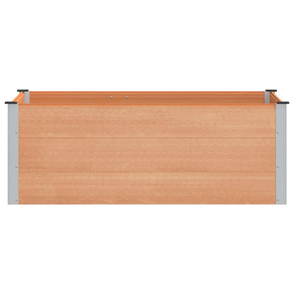 vidaXL Garden Raised Bed Brown 150 x 100 x 54 cm