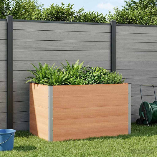 vidaXL Garden Raised Bed Brown 150 x 100 x 91 cm