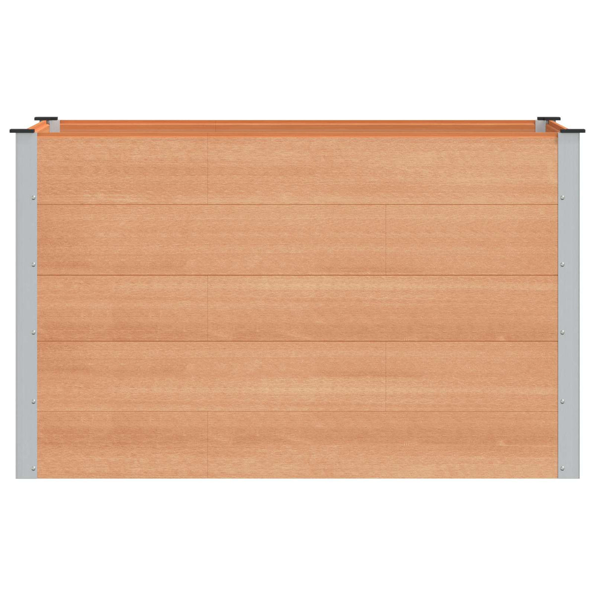 vidaXL Garden Raised Bed Brown 150 x 100 x 91 cm WPC and Aluminium