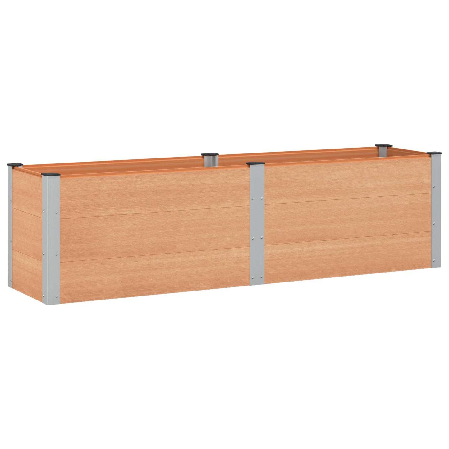vidaXL Garden Raised Bed Brown 200 x 50 x 54 cm