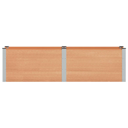 vidaXL Garden Raised Bed Brown 200 x 50 x 54 cm