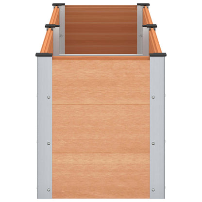 vidaXL Garden Raised Bed Brown 200 x 50 x 54 cm