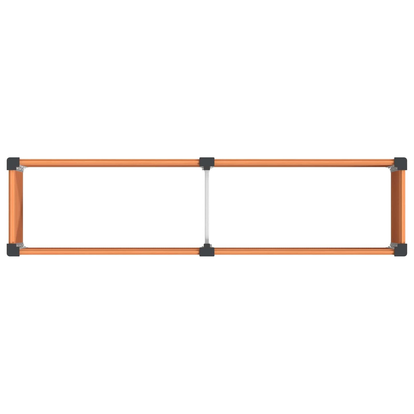 vidaXL Garden Raised Bed Brown 200 x 50 x 54 cm