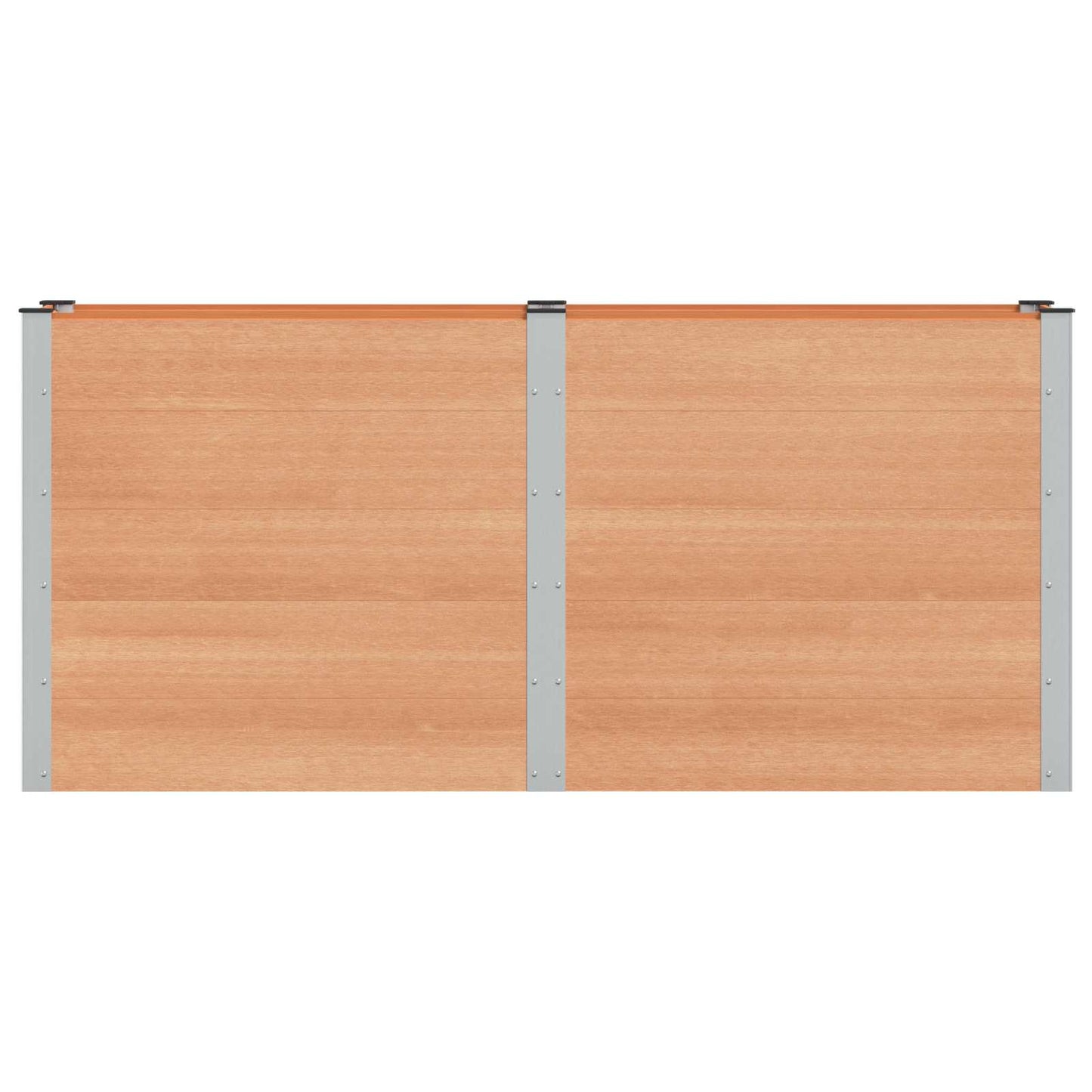 vidaXL Garden Raised Bed Brown 200 x 50 x 91 cm