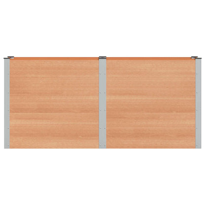 vidaXL Garden Raised Bed Brown 200 x 50 x 91 cm