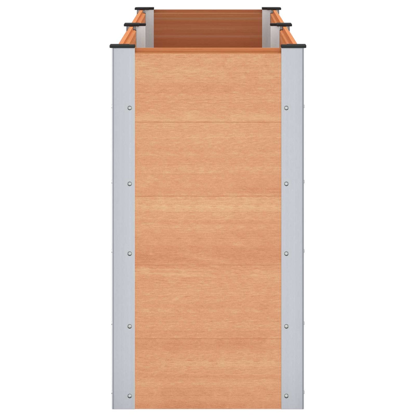 vidaXL Garden Raised Bed Brown 200 x 50 x 91 cm