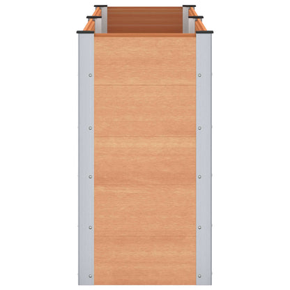 vidaXL Garden Raised Bed Brown 200 x 50 x 91 cm