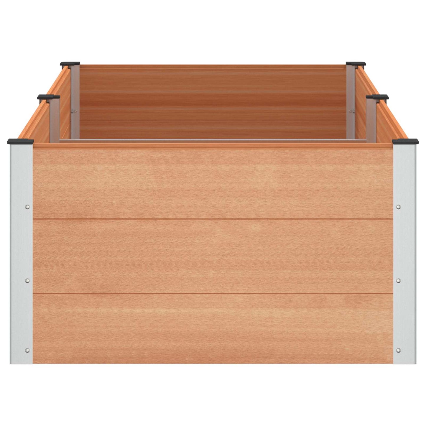 vidaXL Garden Raised Bed Brown 200 x 100 x 54 cm