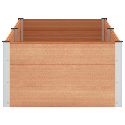 vidaXL Garden Raised Bed Brown 200 x 100 x 54 cm