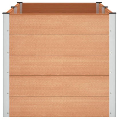 vidaXL Garden Raised Bed Brown 200 x 100 x 91 cm