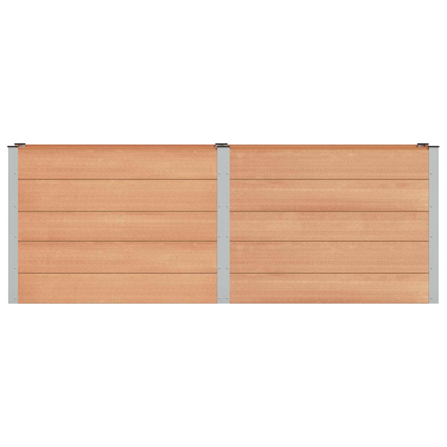 vidaXL Garden Raised Bed Brown 250 x 50 x 91 cm