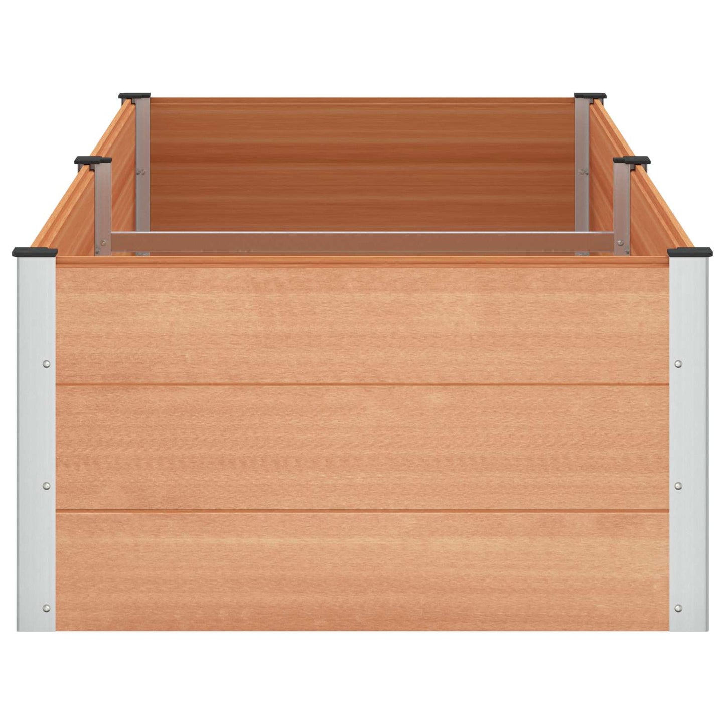 vidaXL Garden Raised Bed Brown 250 x 100 x 54 cm