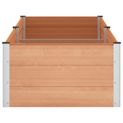 vidaXL Garden Raised Bed Brown 250 x 100 x 54 cm
