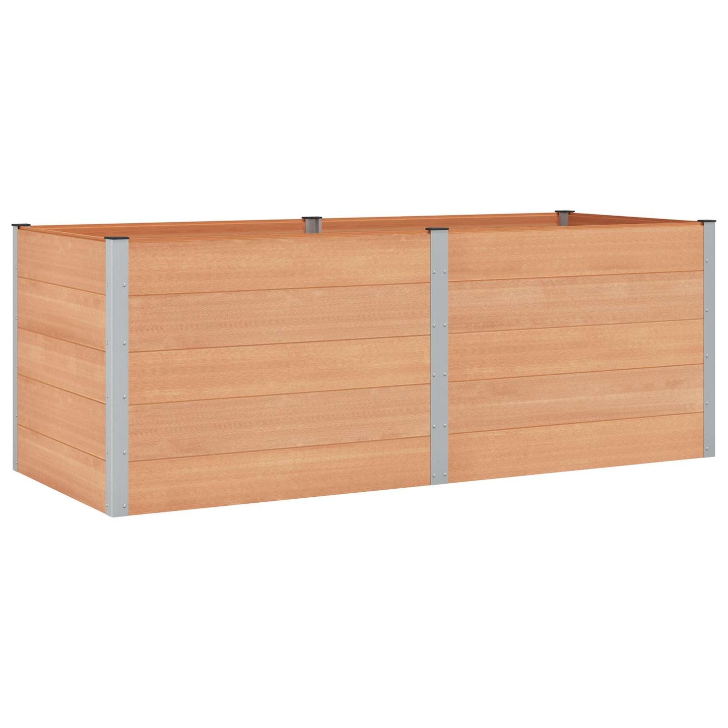 vidaXL Garden Raised Bed Brown 250 x 100 x 91 cm