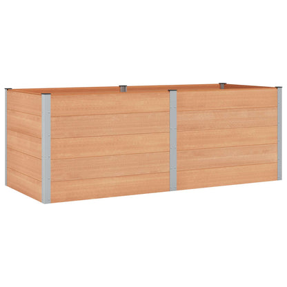 vidaXL Garden Raised Bed Brown 250 x 100 x 91 cm