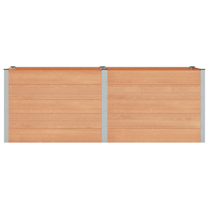 vidaXL Garden Raised Bed Brown 250 x 100 x 91 cm