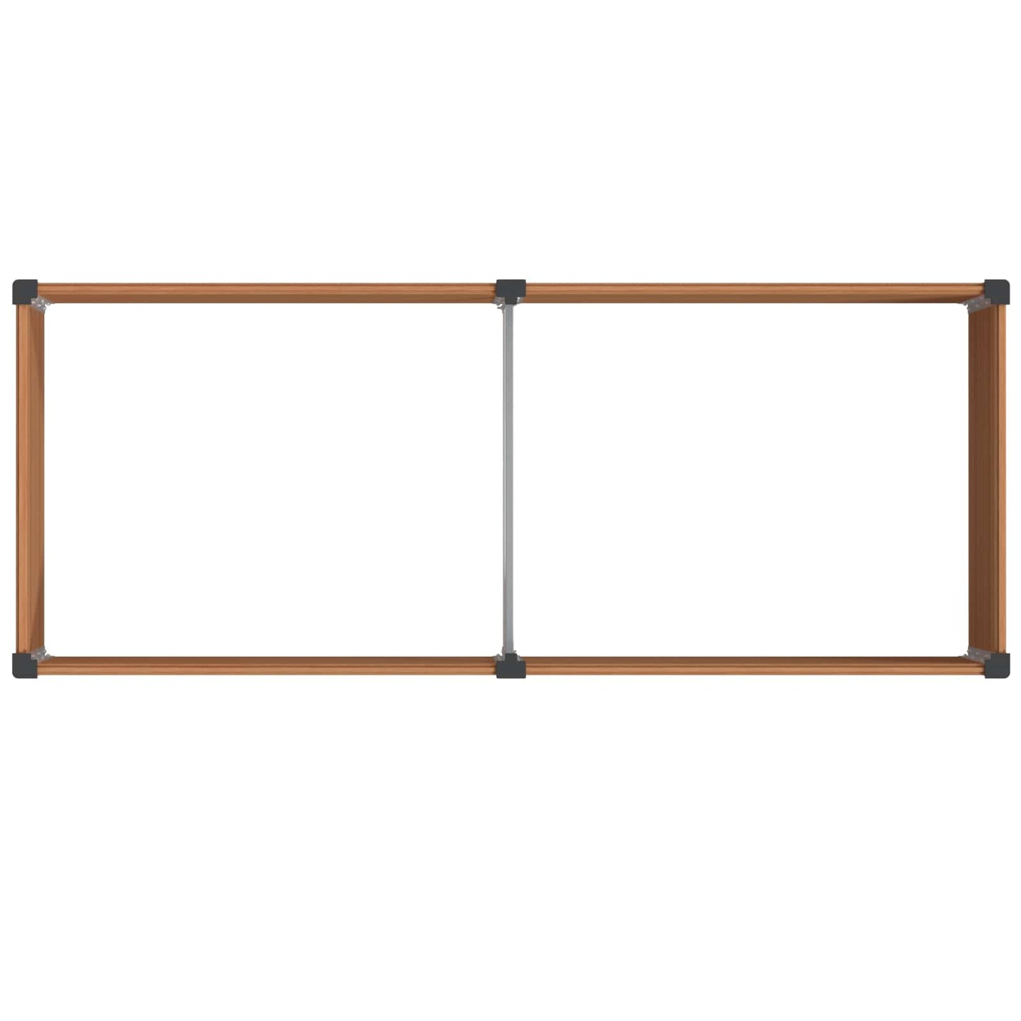 vidaXL Garden Raised Bed Brown 250 x 100 x 91 cm