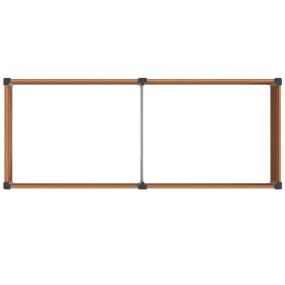vidaXL Garden Raised Bed Brown 250 x 100 x 91 cm