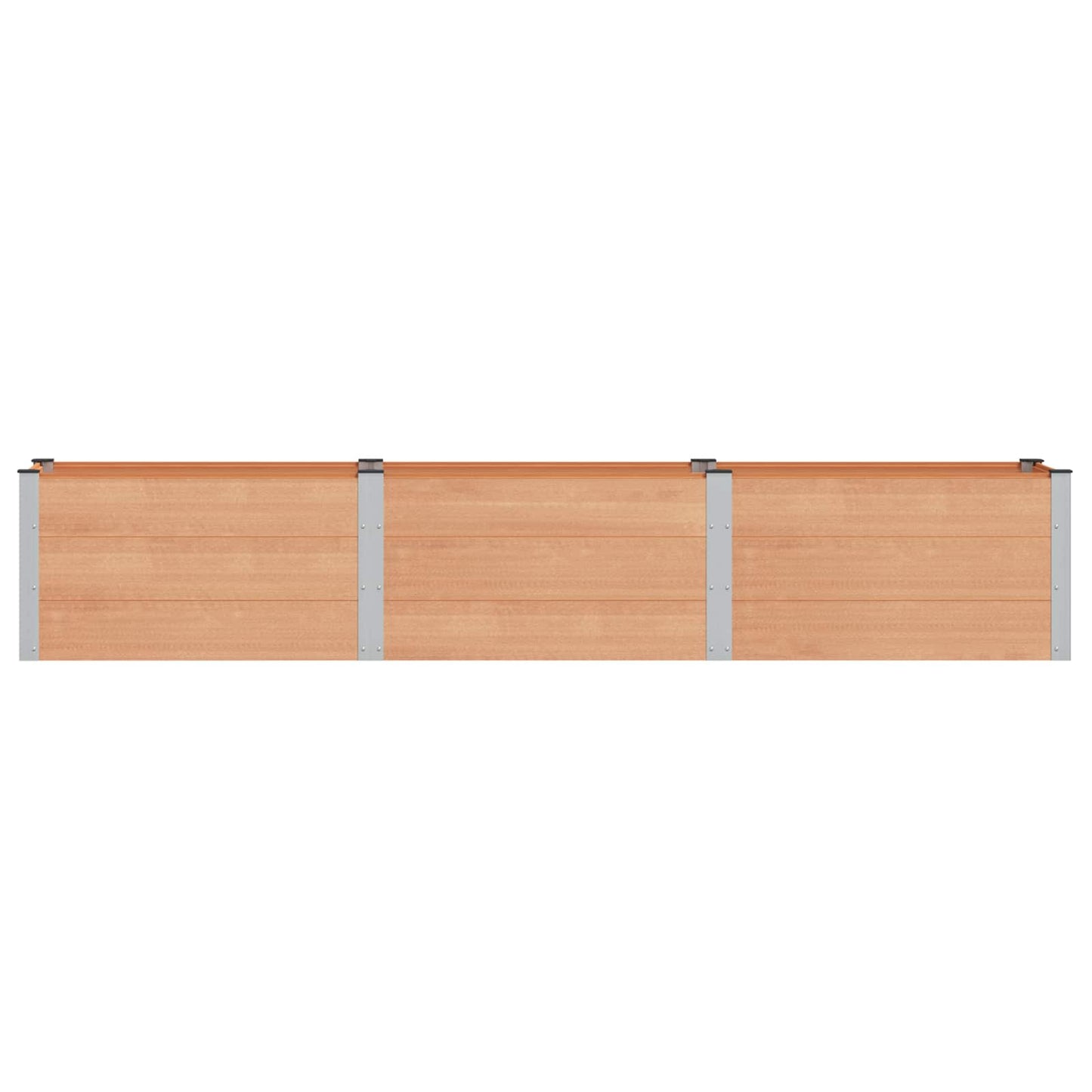 vidaXL Garden Raised Bed Brown 300 x 50 x 54 cm