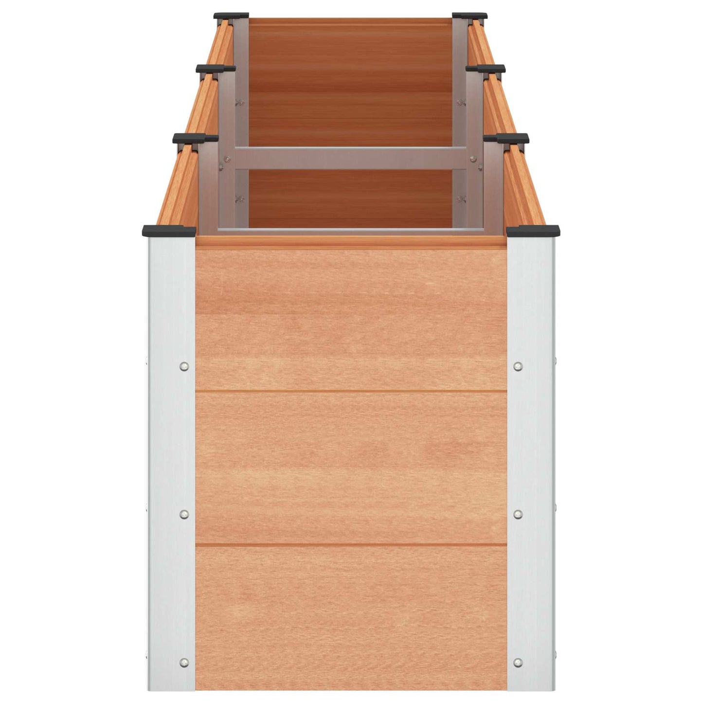 vidaXL Garden Raised Bed Brown 300 x 50 x 54 cm
