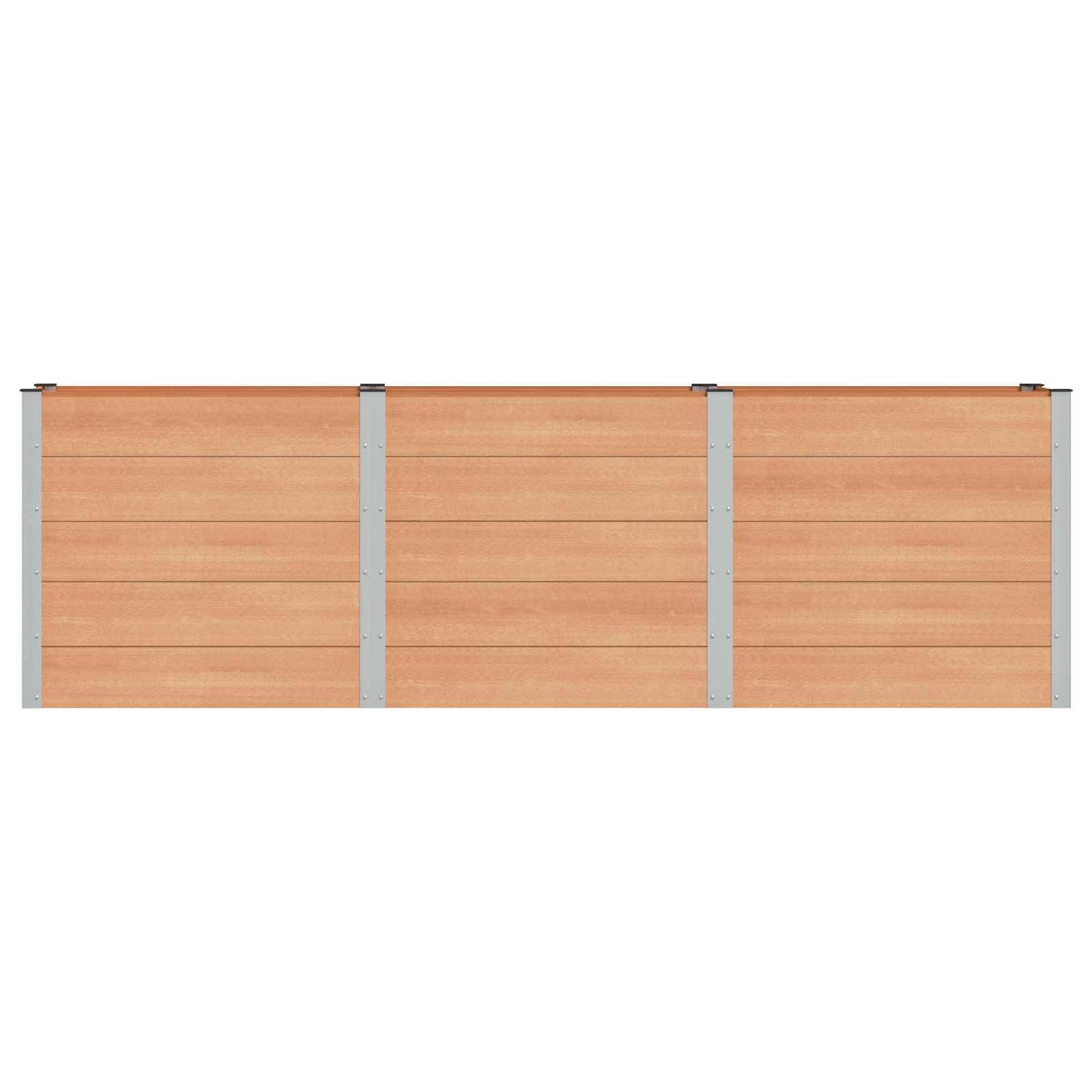 vidaXL Garden Raised Bed Brown 300 x 50 x 91 cm