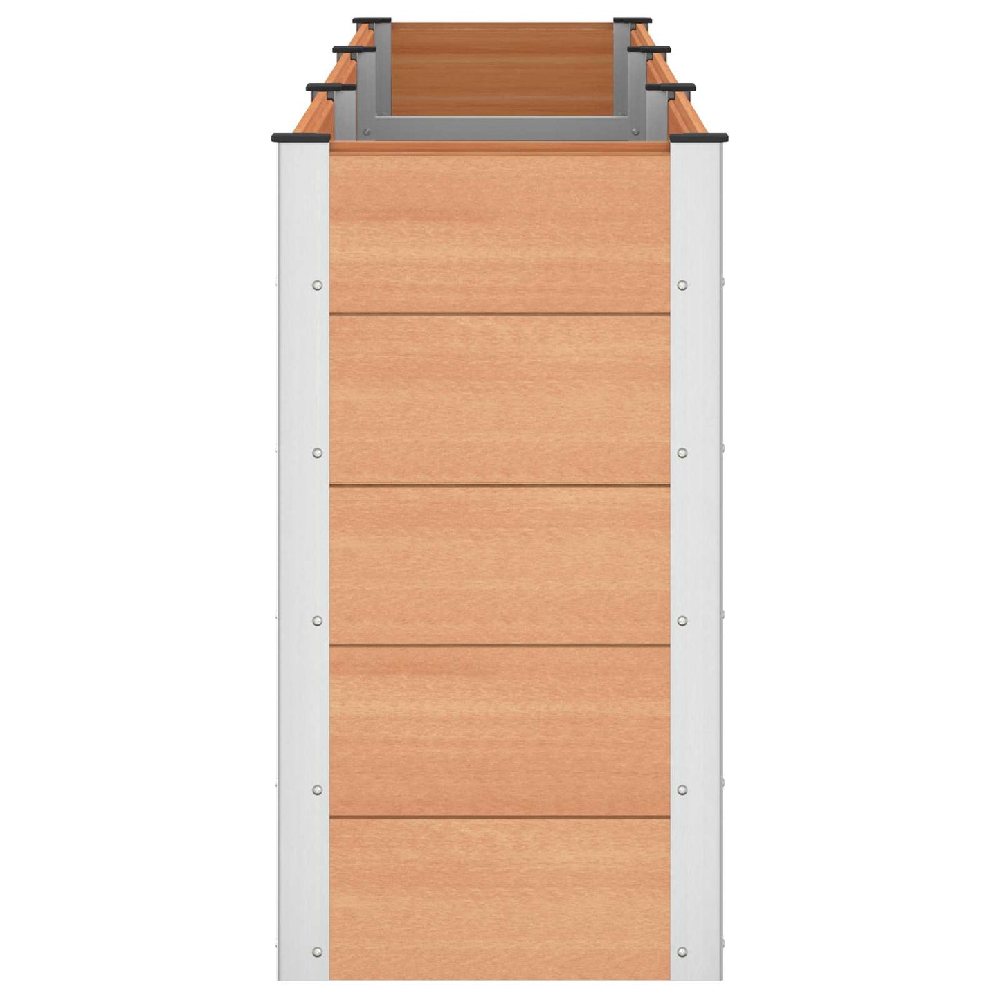 vidaXL Garden Raised Bed Brown 300 x 50 x 91 cm