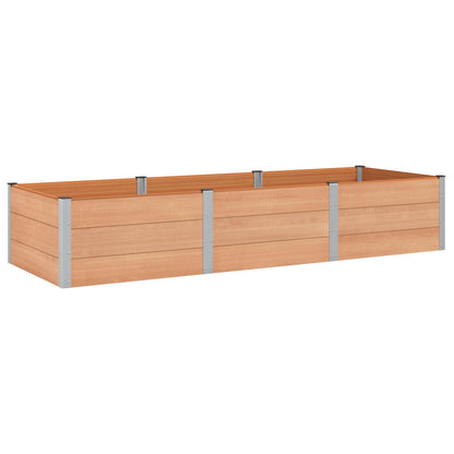 vidaXL Garden Raised Bed Brown 300 x 100 x 54 cm