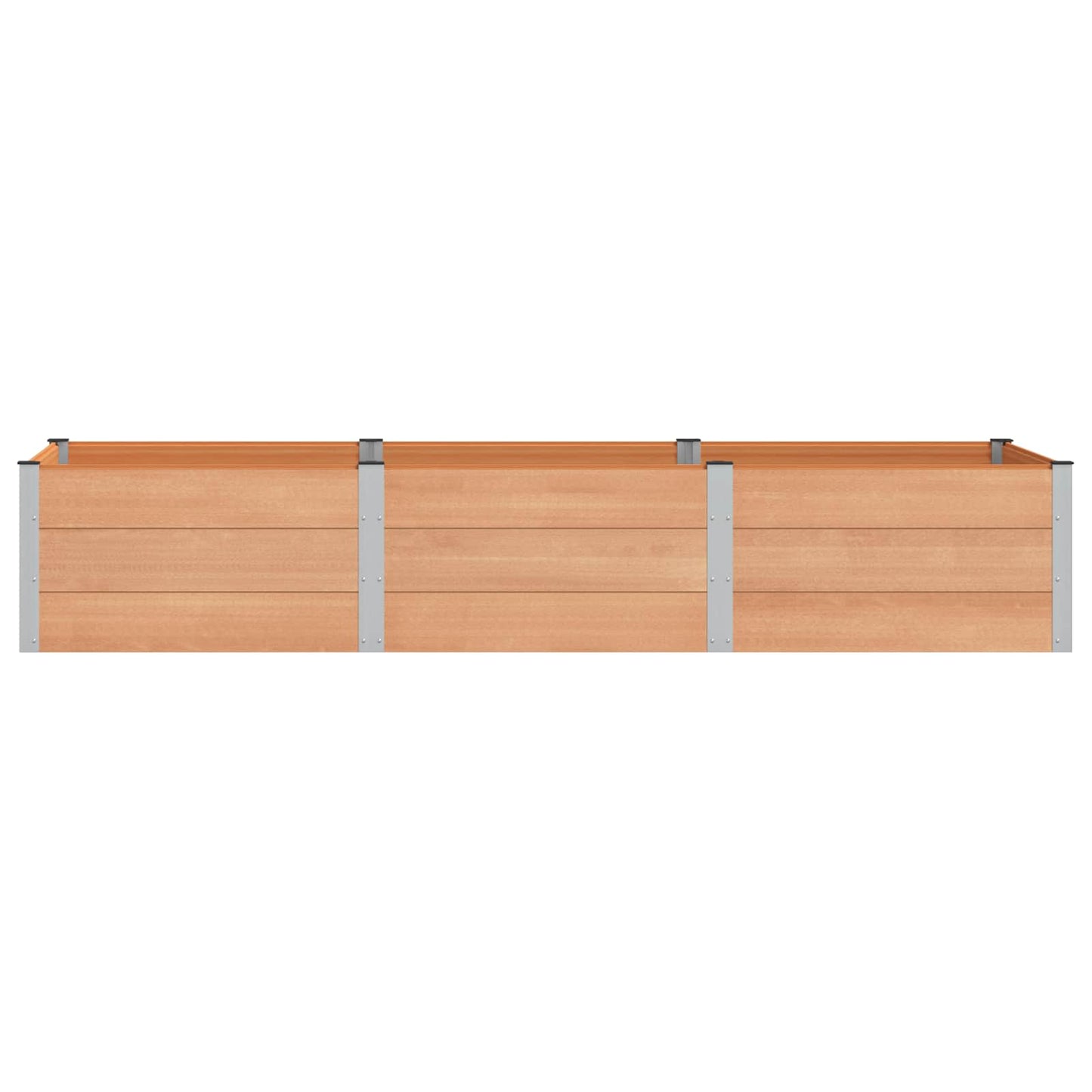 vidaXL Garden Raised Bed Brown 300 x 100 x 54 cm