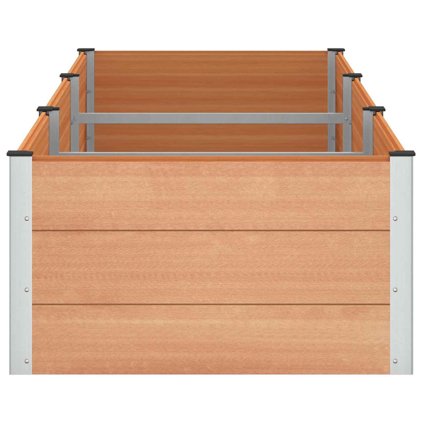 vidaXL Garden Raised Bed Brown 300 x 100 x 54 cm