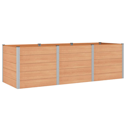 vidaXL Garden Raised Bed Brown 300 x 100 x 91 cm