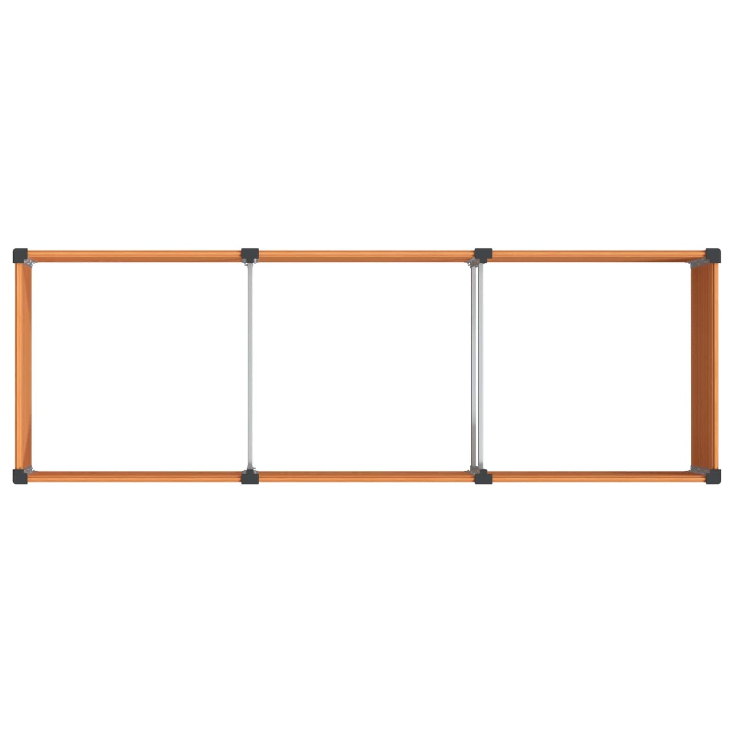 vidaXL Garden Raised Bed Brown 300 x 100 x 91 cm