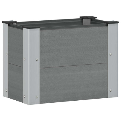 vidaXL Garden Raised Bed Grey 50 x 30 x 36 cm