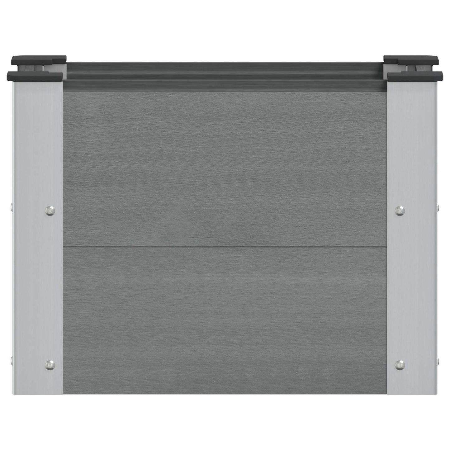 vidaXL Garden Raised Bed Grey 50 x 30 x 36 cm
