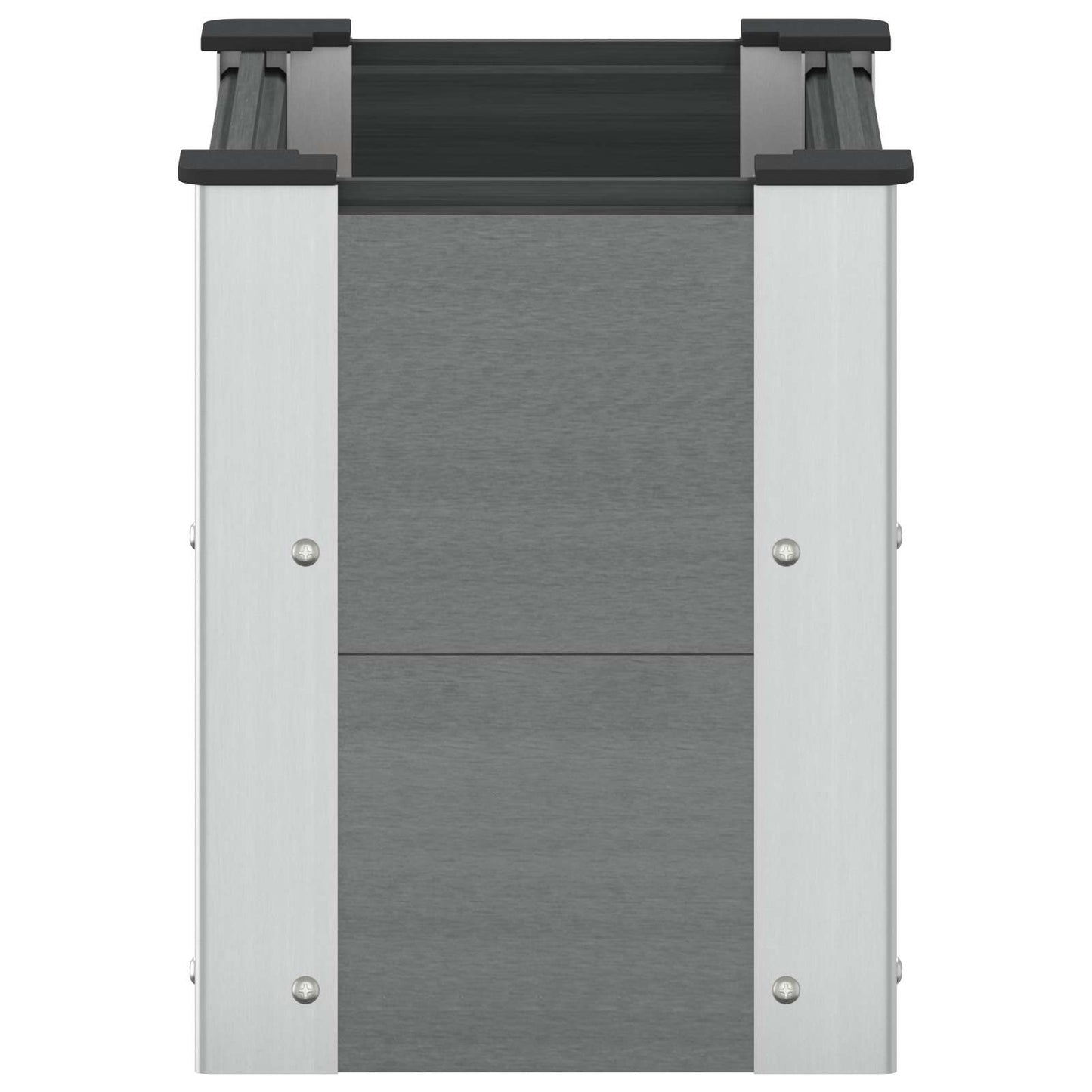 vidaXL Garden Raised Bed Grey 50 x 30 x 36 cm