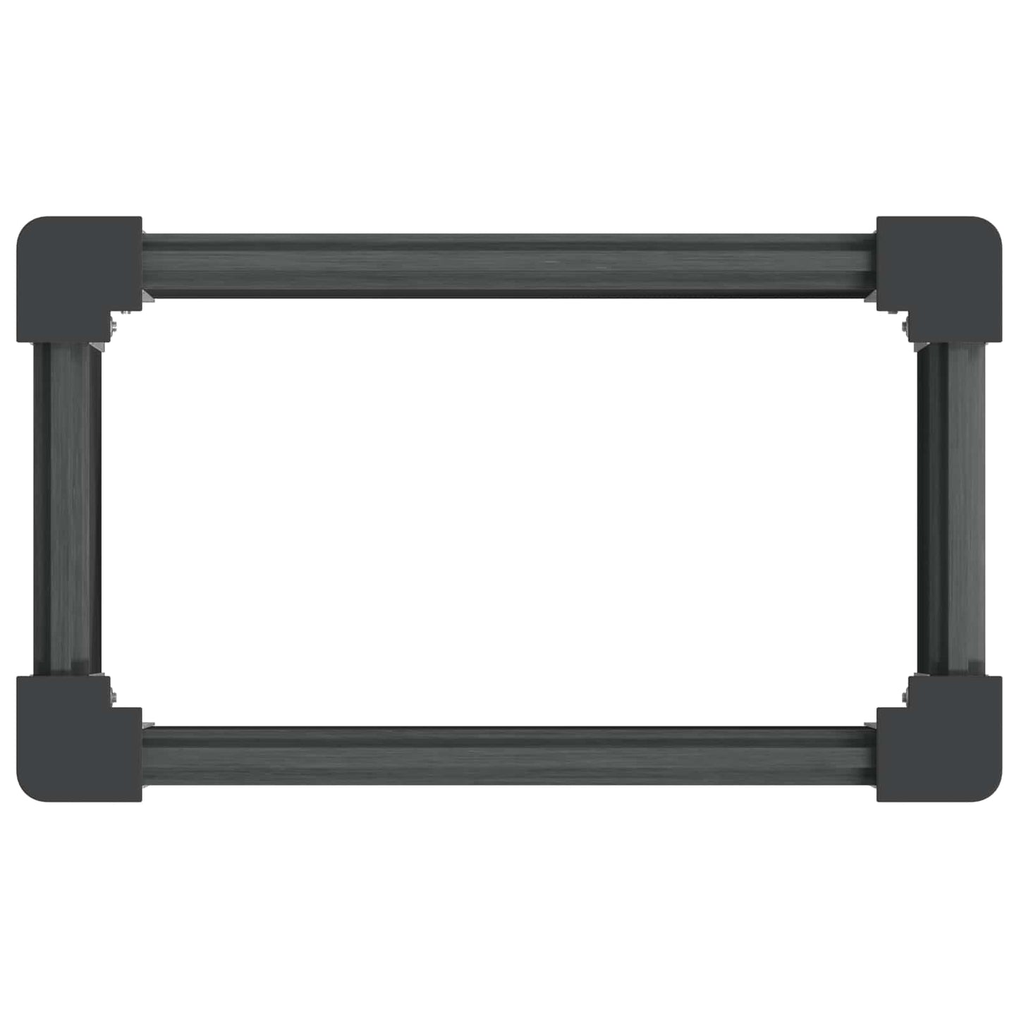 vidaXL Garden Raised Bed Grey 50 x 30 x 72 cm
