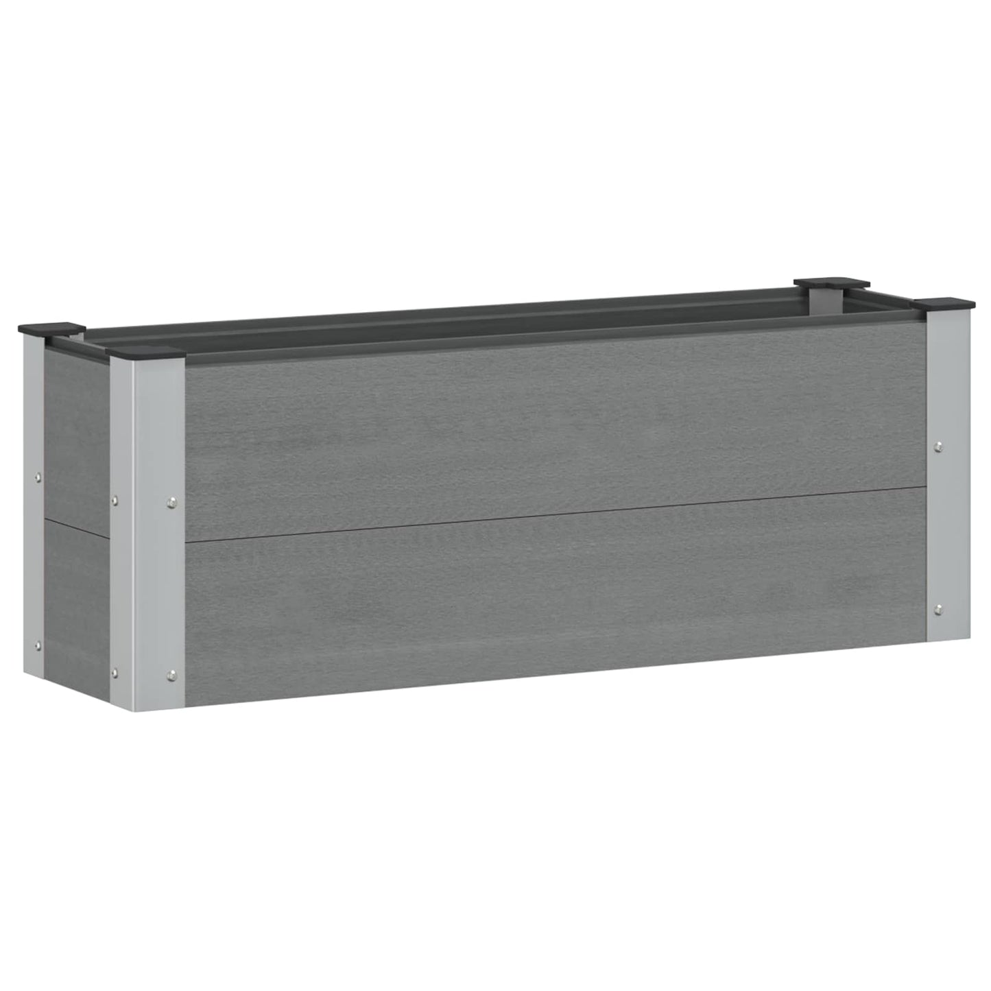 vidaXL Garden Raised Bed Grey 100 x 30 36 cm